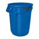 Collecteur de déchets Brute, polyéthylène, rond, 121 l, bleu
