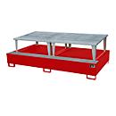 Collecting tray AWA 1000-2, red RAL 3000