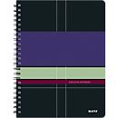 Collegeblock LEITZ® Executive 446100, Spiralbindung, 80 Blatt, DIN A4, FSC zertifiziertes Papier, kariert