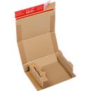 ColomPac wrap-around packaging CP 020, with self-adhesive seal, corrugated cardboard, brown, W 198 x D 135 x H 63 mm (for CDs), 20 pcs.