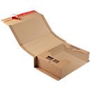 ColomPac wrap-around packaging CP 020, with self-adhesive seal, corrugated cardboard, brown, W 380 x D 265 x H 100 mm (C4), 20 pieces