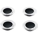 Colour design magnets, 4 pieces, black