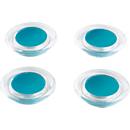 Colour design magnets, 4 pieces, blue