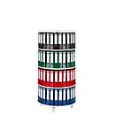 Coluna rotativa de pastas, individualmente rotativa, sem pasta, diferentes tipos de pastas alturas