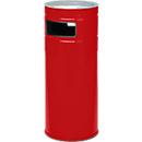 Combi-asbak H 100, rood