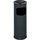 Combi-asbak, H 610 mm, antraciet
