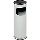 Combi-asbak, H 610 mm, lichtgrijs