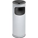 Combi-asbak, H 610 mm, rvs