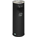 Combi-asbak, H 660 mm, antraciet
