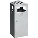 Combi-asbak H92 antraciet RAL7021