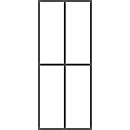 Compartimentage pour tiroirs SE 5121, répartition en quarts, P 500 x l. 451 x H 100 mm