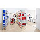 Compleet schroefrek, drievoudig element, (bxd) 3000 x 600 mm