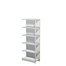 Complete stelling PROGRESS 500 T, aanbouwsectie, met achterwand, H 1900 x B 750 x D 340 mm