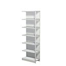 Complete stelling PROGRESS 500 T, aanbouwsectie, met achterwand, H 2250 x B 750 x D 340 mm
