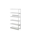 Complete stelling PROGRESS 500 T, aanbouwsectie, zonder achterwand, H 1900 x B 950 x D 340 mm