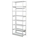 Complete stelling PROGRESS 500 T, basissectie, zonder achterwand, H 2600 x B 960 x D 400 mm