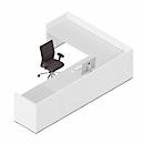 Comptoir en angle Basic C, l. 2476 x P 3676 mm (total)