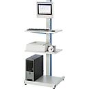 Computerstandaard type 6018, B 650 x D 650 x H 1850 mm, stationair