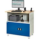 Computerstation type 6001, B 1100 x D 800 x H 1150 mm, niet verrijdbaar