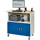 Computerstation type 6001, B 1100 x D 800 x H 1150 mm, verrijdbaar