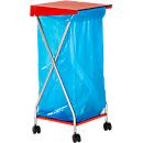 Conjunto completo: suporte com 100 sacos de lixo