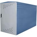 Conjunto de montagem para garagem de bicicletas BikeBox 1 G com telhado de duas pendentes