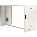 Conjunto de montagem para garagem de bicicletas BikeBox 1 G com telhado de duas pendentes