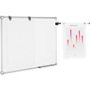 CONJUNTO Whiteboard Premium 2000 MAUL, prateado, diferentes superfícies