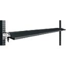 Console de rangement inclinable Manuflex, pour séries Universal ou Profi, profondeur utile 195 mm, pour largeur de table de 2000 mm, anthracite