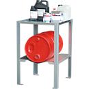 Container rack for collecting trays, 1 x 60 l drum/container, L 600 x W 698 x H 900 mm