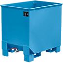 Container voor routetreinen type CS 30, 3-voudig stapelbaar, capaciteit 0,3 m³, tot 500 kg, lichtblauw RAL 5012