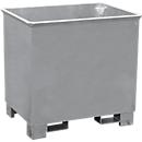 Container voor trajecttreinen type C 30, voor vaste stoffen, 3 hoog stapelbaar, capaciteit 0,3 m³, tot 500 kg, gegalvaniseerd