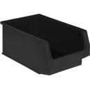 Contenedor abierto LF 531, conductivo ESD, negro, dimensiones externas L 500 x W 312 x H 145 mm, contenido 16,5 L