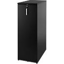 Contenedor alto Big Tower BEXXSTAR, 3 estantes, a la izquierda, con cerradura, ancho 400 x fondo 800 x alto 1155 mm, negro