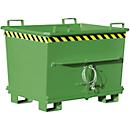 Contenedor con trampilla BKB 700, verde