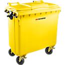 Contenedor de basura MGB 770 FD, plástico, 770 l, amarillo