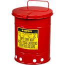 Conteneur à déchets en tôle d'acier, commande manuelle, 38