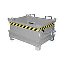 Conteneur à fond rabattable MSB 250 - peint - gris souris RAL 7005