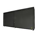 Conteneur à rayons isolés BAUER CEH 75-2, acier, porte coulissante, L 7800 x P 1550 x H 3490 mm, gris