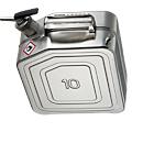 Conteneur de sécurité, en inox, 10 L, l. 130 x P 280 x H 380 mm