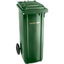Conteneur GMT, 140 L, mobile, vert