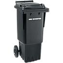Conteneur GMT, 60 L, mobile, gris-noir