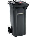 Conteneur mobile GMT, 120 litres, serrure à cylindre, anthracite
