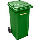 Conteneur mobile GMT, 240 litres, serrure à cylindre, vert