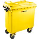 Conteneur poubelle MGB 770 FD, plastique, 770 L, jaune