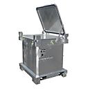 Conteneur pour déchets dangereux BAUER SAP 800, en tôle d'acier, galvanisé à chaud, empilable, L 1200 x P 1000 x H 1235 mm
