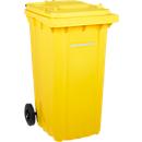 Conteneur PRO 240 WAVE - mobile - 240 L - jaune