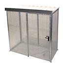 Contentor para botijas de gás com telhado