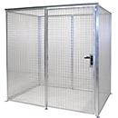 Contentor para botijas de gás sem telhado