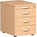 Contentor rolante PALENQUE, 3 gavetas, W 430 x D 600 x H 566 mm